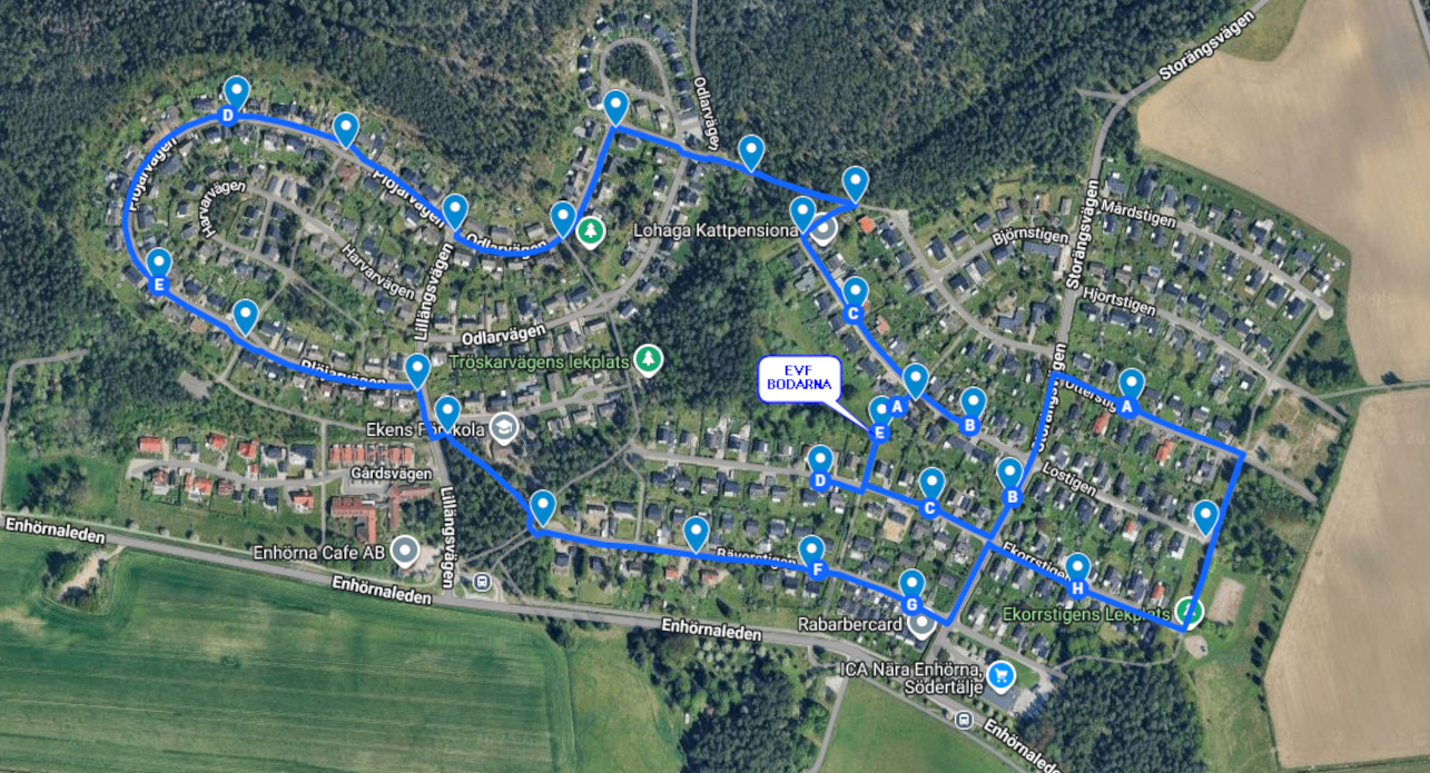 Promenad för Ekeby Loppis